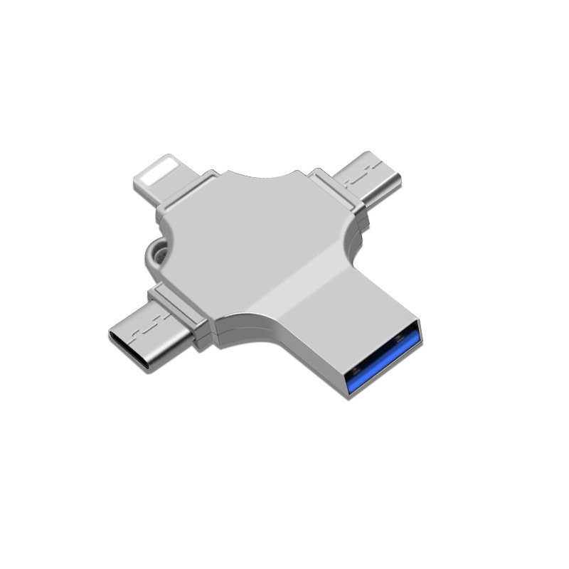 4-in-1-usb-speicherstick, 32 Gb – Geschwindigkeit Und Komfort Für Ihren Computer, Ihr Smartphone Und Ihren Laptop