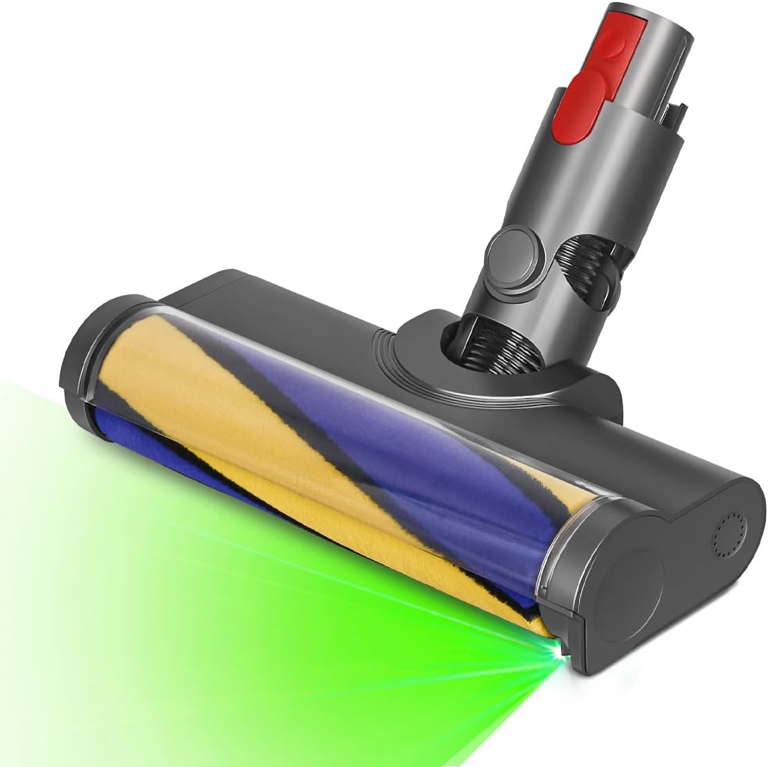 Kompatibel Mit Dyson V7 V8 V10 V11 Anwendbar, Led-softtrommel-reinigungskopf Beleuchtet Versteckten Staub Und Schmutz, Ideal Für Glatte Und Harte Böden