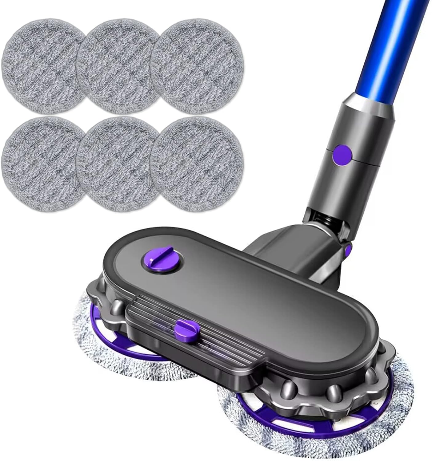 Elektrischer Reinigungs-wischkopf Für Dyson V7 V8 V11 V10 Staubsauger, Nass- Und Trocken-wischkopf-kombination Mit Staubsauger Und Wischmopp, Hartholzbodenaufsatz Und Abnehmbarem 150-ml-wassertank