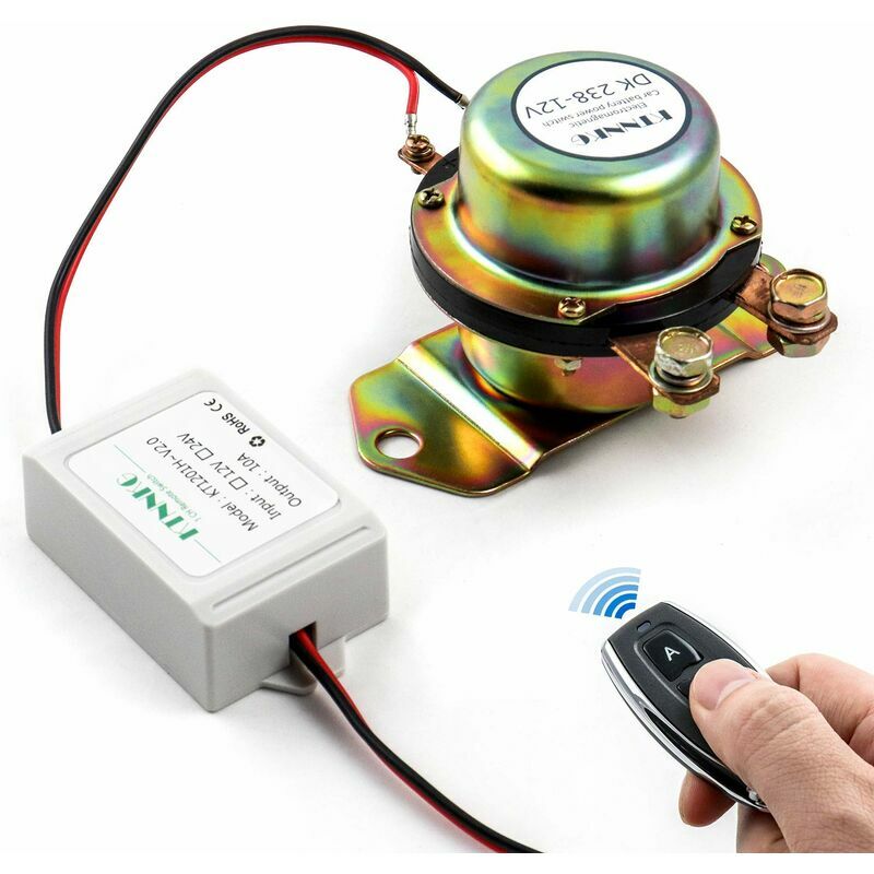 Autobatterie-leistungsschalter, 12-v-batterietrennschalter Mit Elektromagnetischer Fernbedienung Für Auto
