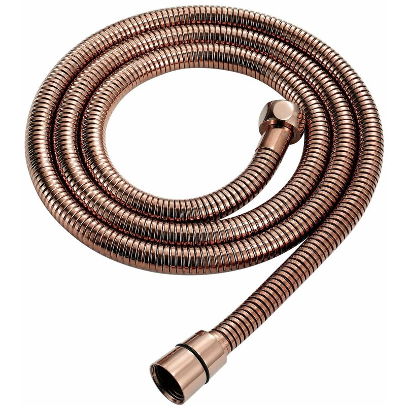 Brauseschlauch, 150 Cm, Retro-brauseschlauch Aus Antikem Kupfer, Roségold-brauseschlauch Aus Messing