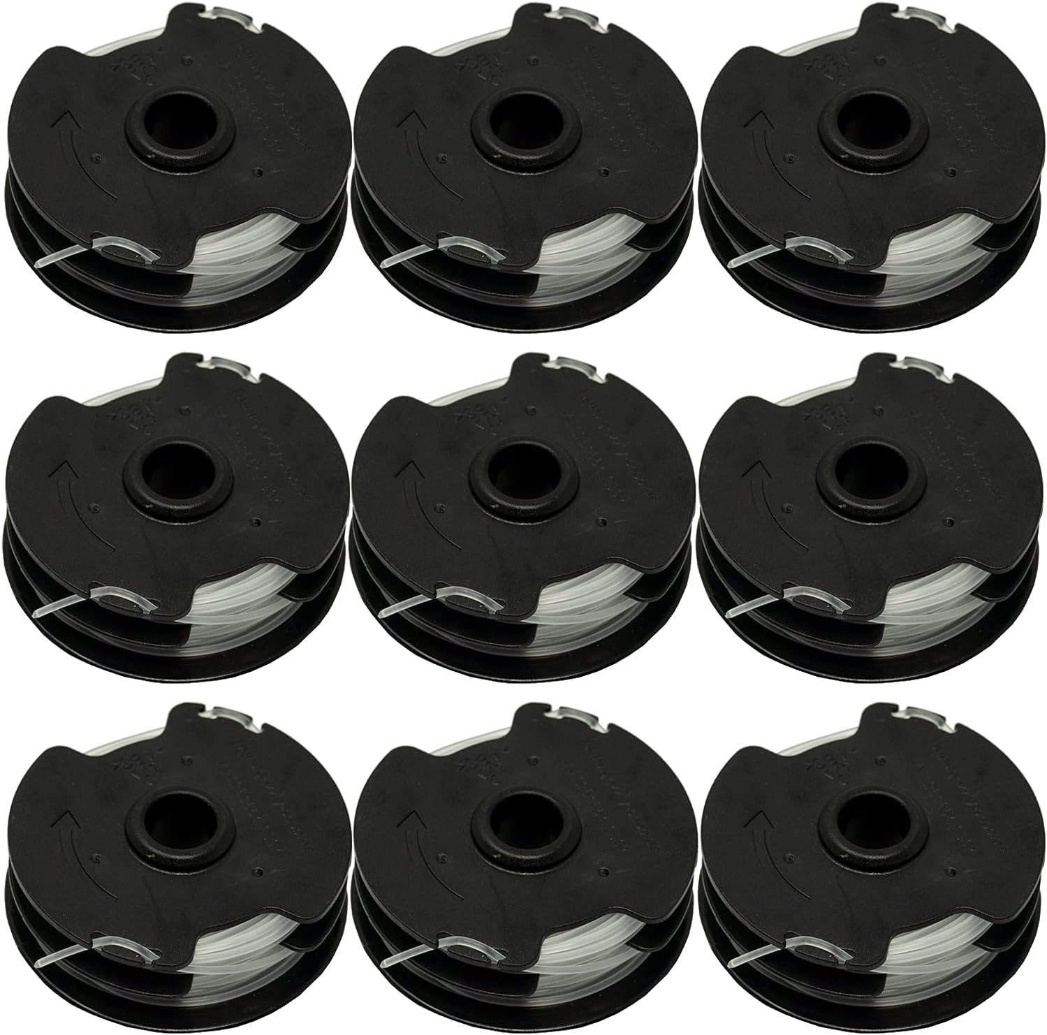 -9 Stück Ersatzspule Für Parkside Prta 20 Li C3 Ian351753 Akku-freischneider