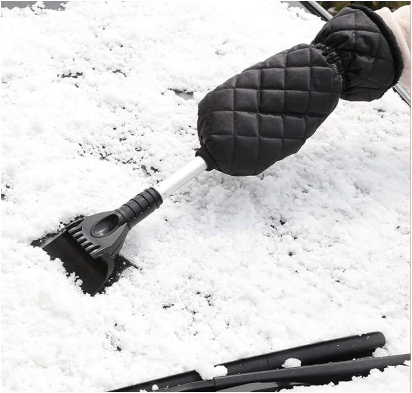 Eiskratzer Für Autos Und Transporter – Der Nahezu Unzerstörbare Windschutzscheibenschaber Kratzt Starken Frost Und Eis Von Windschutzscheiben Und Seitenfenstern In Schwarz