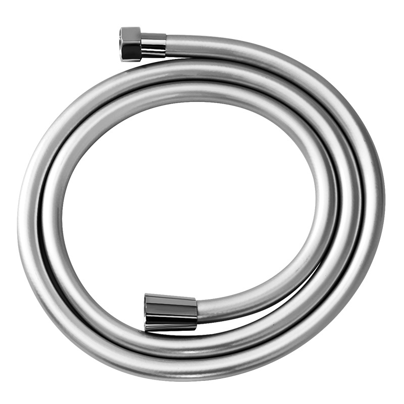 1,5 M Langer Brauseschlauch – Nicht Scheuernder, Glatter Pvc-schlauch Aus Flexiblem Pvc, Kompatibel Mit Allen Mischern – Schnelle Und Einfache Installation Ohne Werkzeug – Universal-anschluss – Chrom