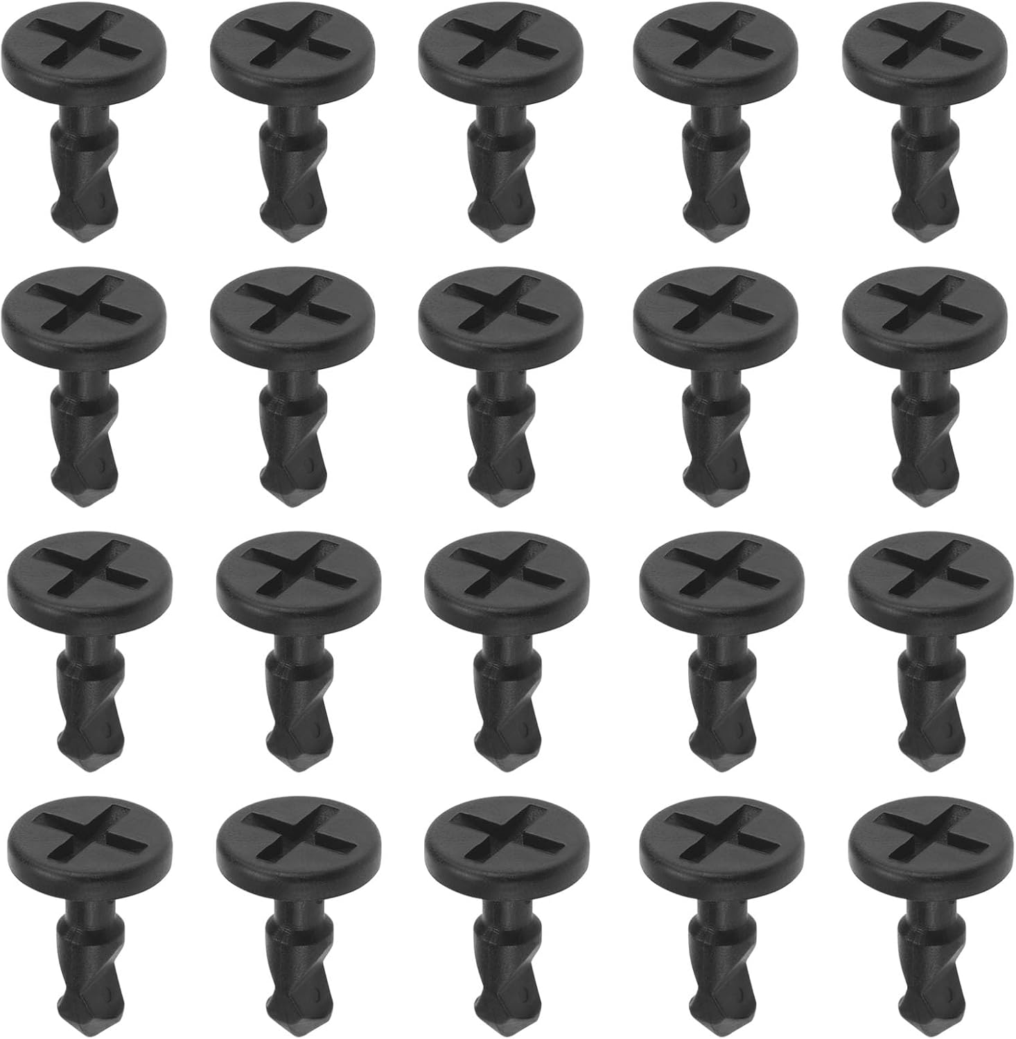 100 Stück Motorraum-abdeckplatten-schraubclips, Kompatibel Mit Cayenne 2003–2010, 15,7 X 24 Mm, Oe 95557271000, Motormontage-clip, Autozubehör, Schwarz