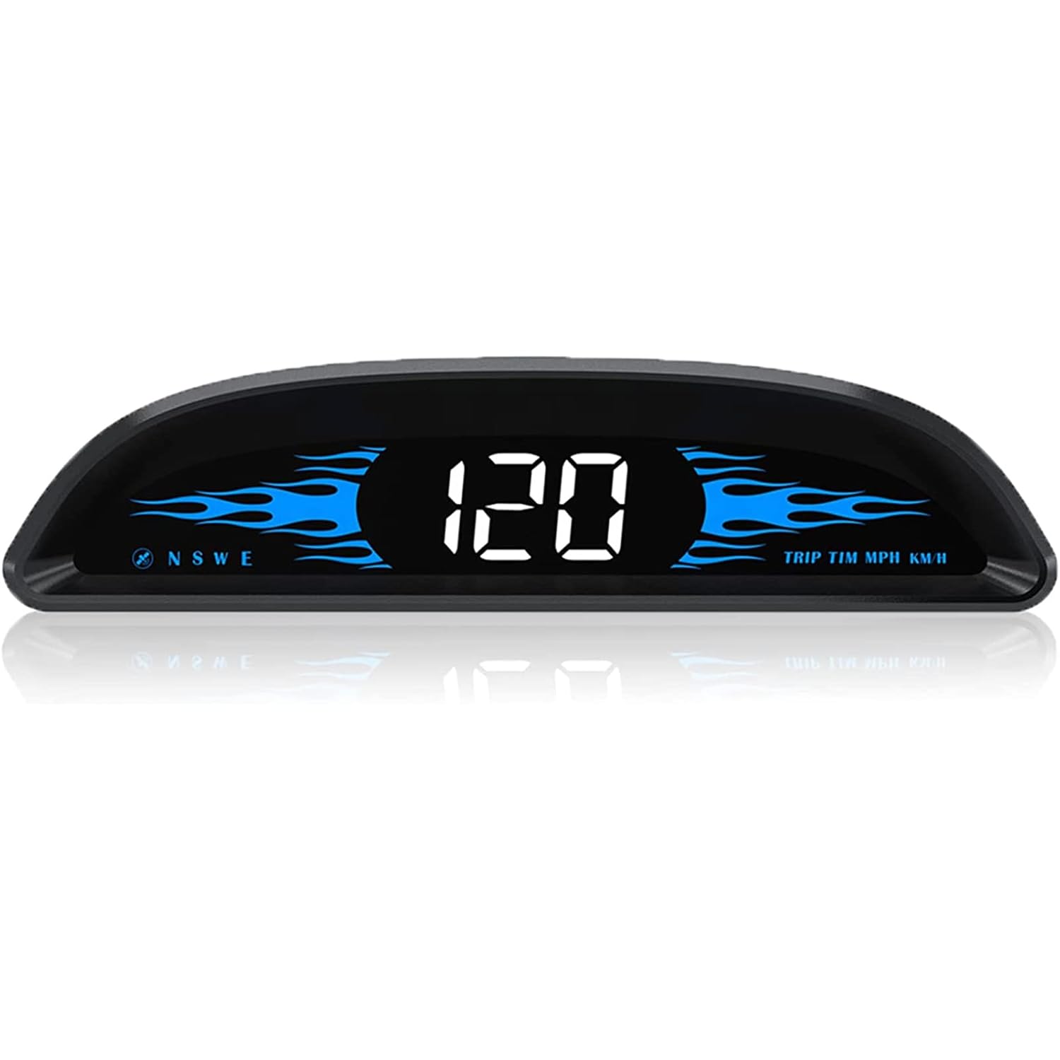 4" Auto-hud-tachometer - Universelle Mph/kmh-anzeige Für Die Windschutzscheibe - Digitaler Tachometer - Gps-geschwindigkeitsdetektor - Übergeschwindigkeitsalarm, Usb-plug-and-play - Rapanda