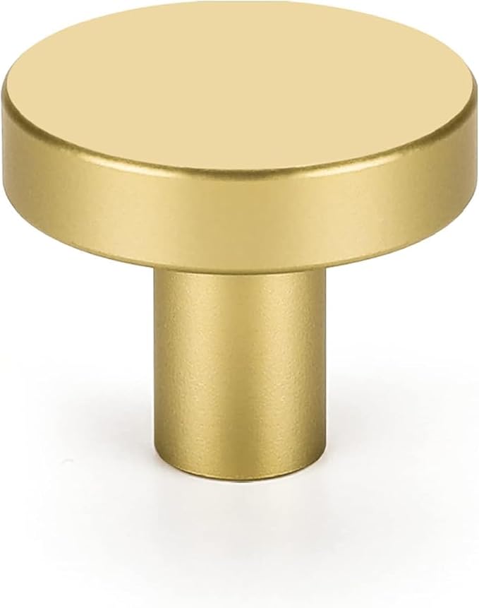 4 Stück Schrankknöpfe Gold Möbelknöpfe Runden Knöpfe Schrank Schubladenknauf Messing Schubladenknöpf Vintage Kommodenknöpfe Gold Schubladenknöpfe Türknopf Gold Für Badezimmer