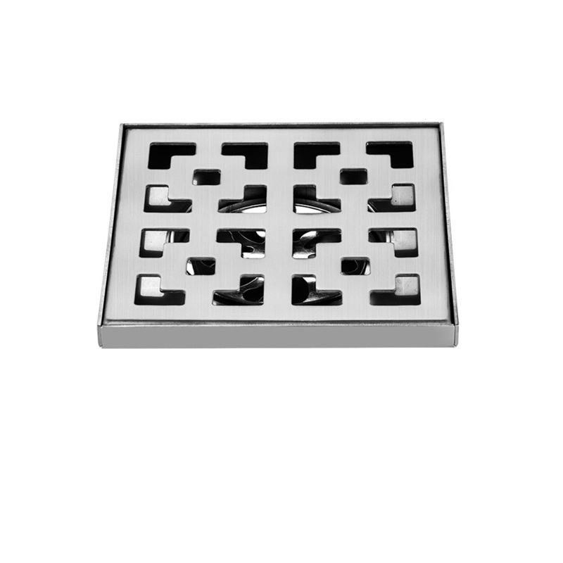 Bodenablauf Für Den Außenbereich, Bodenablauf Und Duschablauf, Entwässernder Bodenablauf, Bodenablauf Für Haarfilter, Silber – 15×15 Cm
