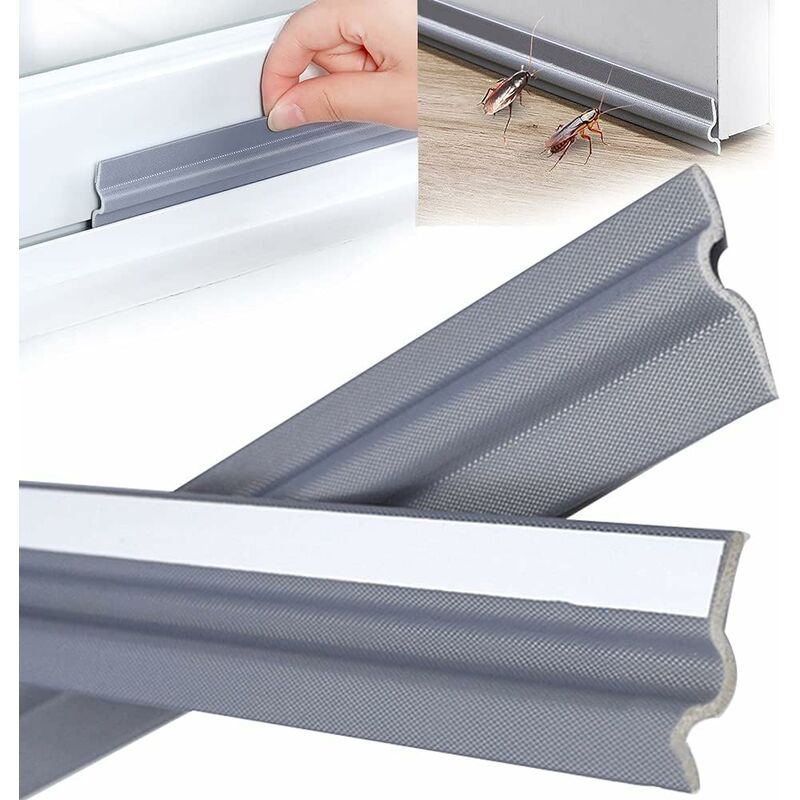 M Grauer Schallschutz Für Tür Und Fenster, Winddicht, Selbstklebender Pu-schaum-fenster-staubdichtstreifen, Geräuschdicht, Winddicht, Für Schiebefenster Und Türböden