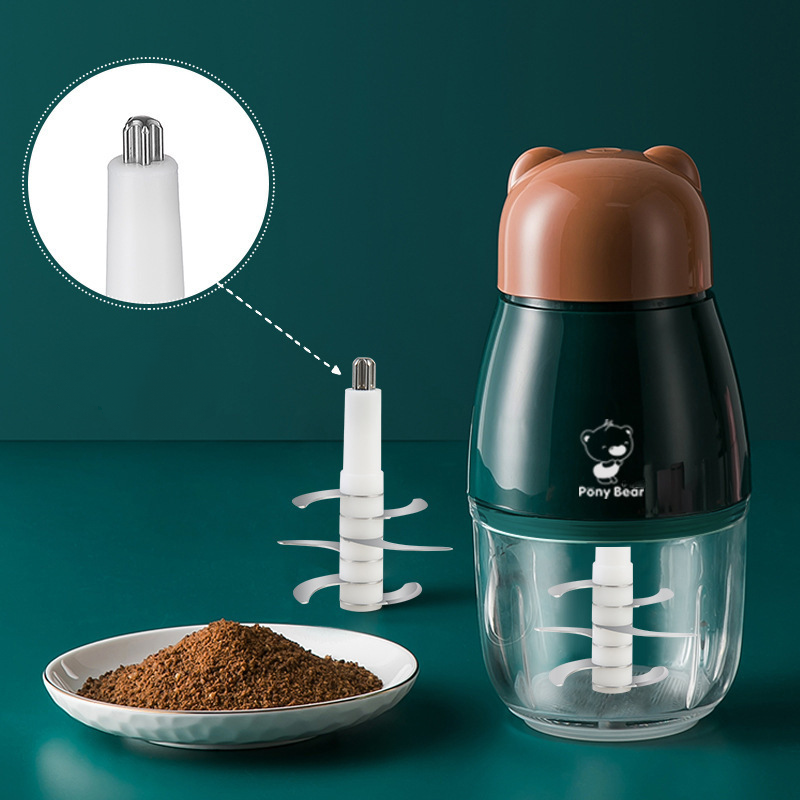 300 Ml Haushalt Baby Elektrische Nahrungsergänzungsmittel Maschine Glas Kind Kochen Maschine Multifunktions Fleischwolf Grün