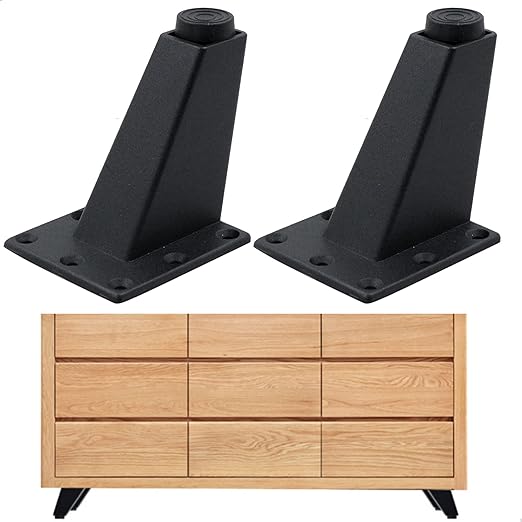 Tischbeine Für Sofamöbel – Für Fernseher, Couchtische, Schränke Und Andere Möbel, Höhenverstellbar, 4 Stück, 8 Cm