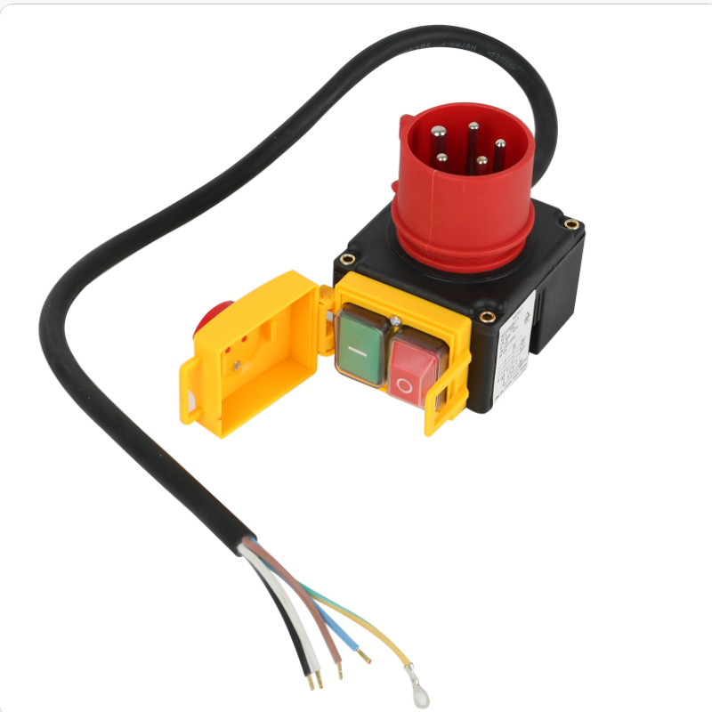 Maschinenschalter - 250 V 10 A - 3 Phasen - Mit Phasenwenderkabel - Ähnlich Koa7 - 60 Cm Kabel