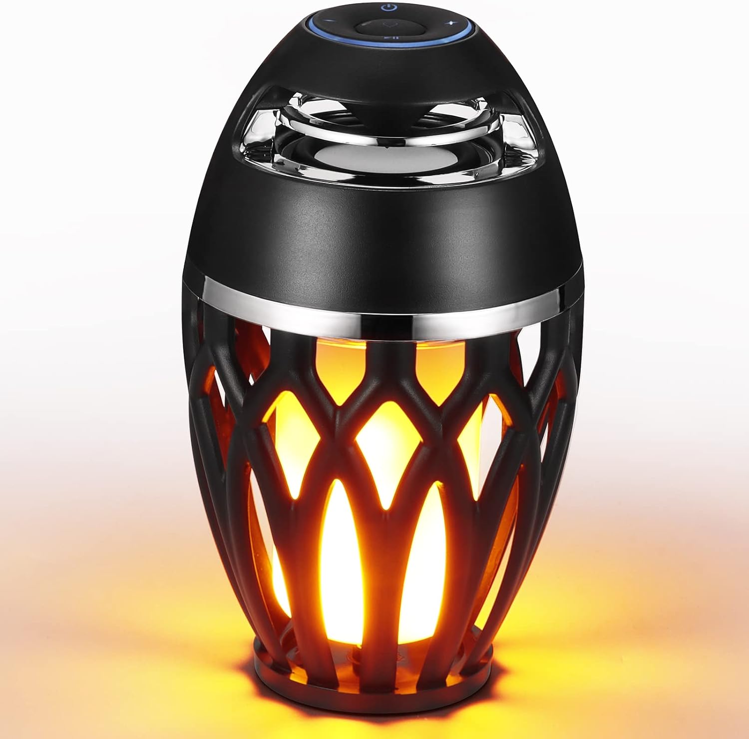 Bluetooth-lautsprecher Mit Led-flammenlicht, Wasserdichter Kabelloser Lautsprecher, Tragbare Bluetooth-lautsprecher-geschenke Für Teenager, Mädchen, Jungen, Frauen, Männer