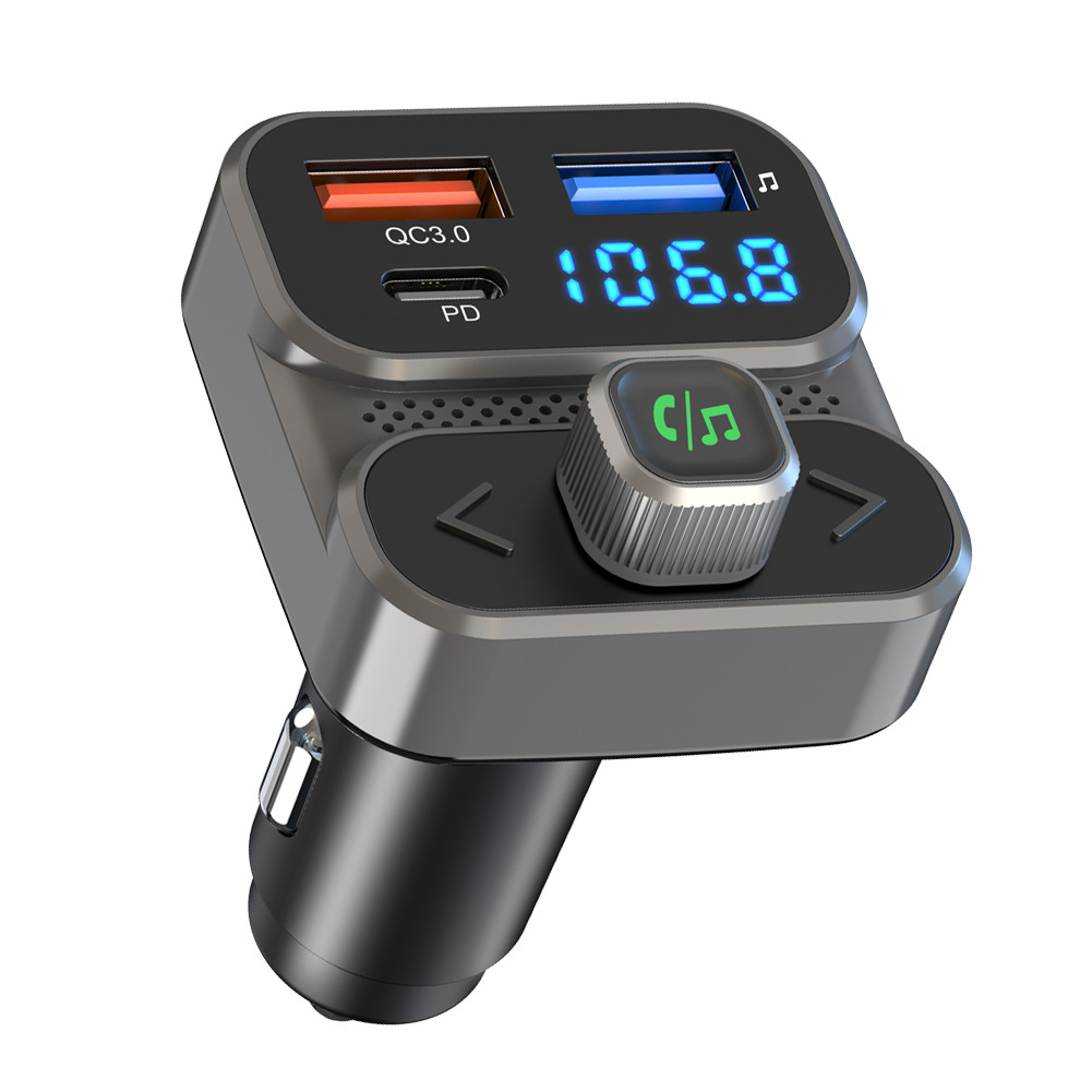 Bluetooth-auto, Bluetooth 5.3 Fm-transmitter Mit 36 W Pd + Dual-usb-schnellladegerät, Bluetooth-zigarettenanzünder, Bluetooth-freisprecheinrichtung, Radio-adapter, Hifi-sound Und Sprachassistent