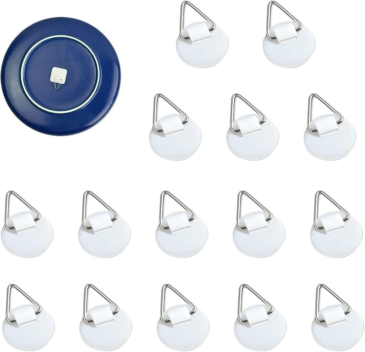 Unsichtbare Klebehaken, Selbstklebende Rahmenbefestigungen, 20 Stück Unsichtbare Klebestützen, Selbstklebende Bilderaufhänger, Selbstklebende Vertikale Halterungen Für Wandplatten, Bilder, Dekorative