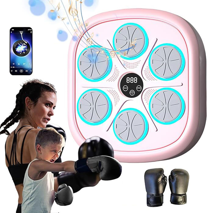 Music Bluetooth Boxer, Leds, Smartphones, Smartphones, Bluetooth, Erwachsenen Und Kindern Rosa