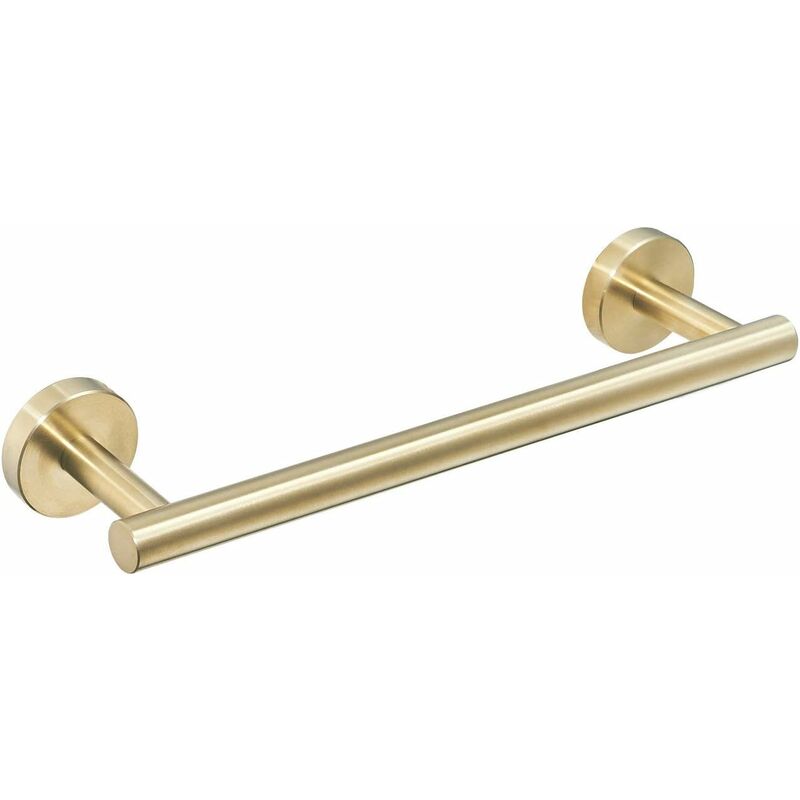Badezimmer-handtuchhalter Zur Wandmontage, Edelstahl Sus304, 12 Handtuchstangen, Gebürstetes Gold