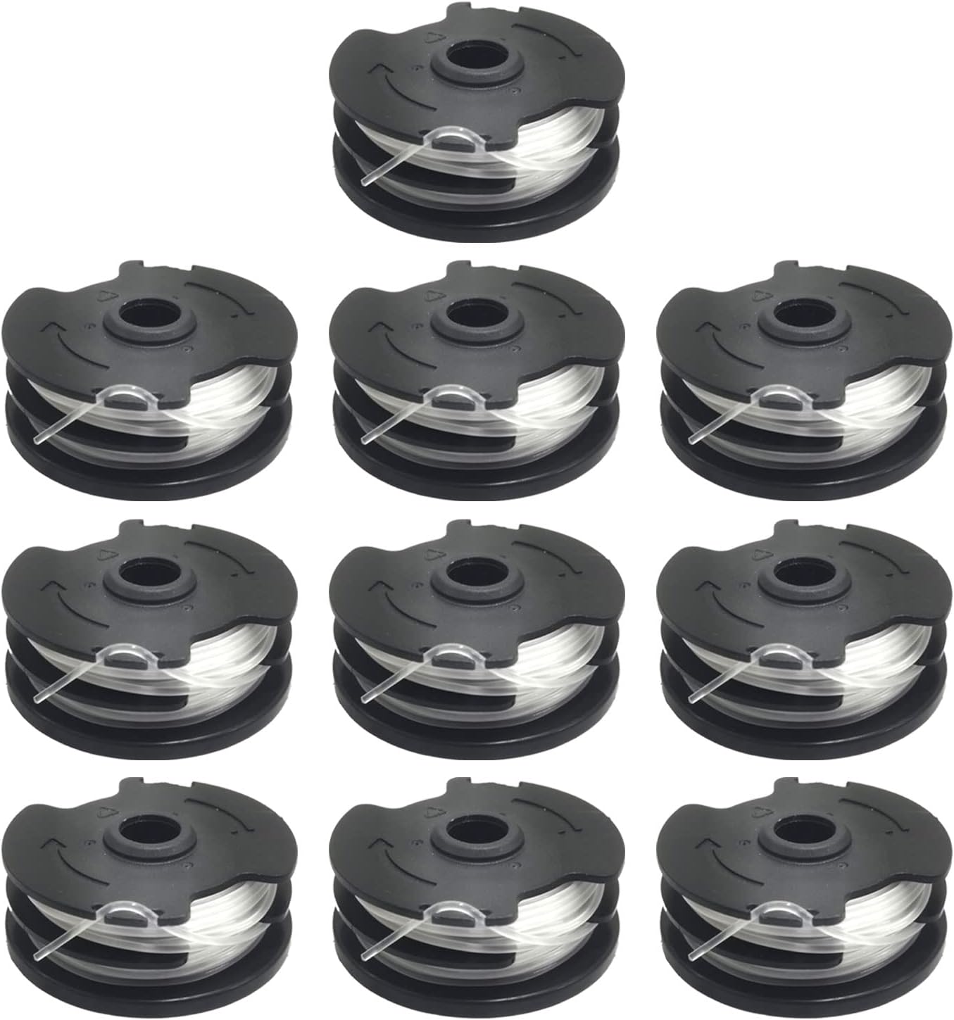 Ersatzspule Für Freischneider Für Prta 20 Li C3, 0,08 Zoll Ersatzspule Und Abdeckung Parkside Ian351753 Akku-trimmer (10 Spulen)