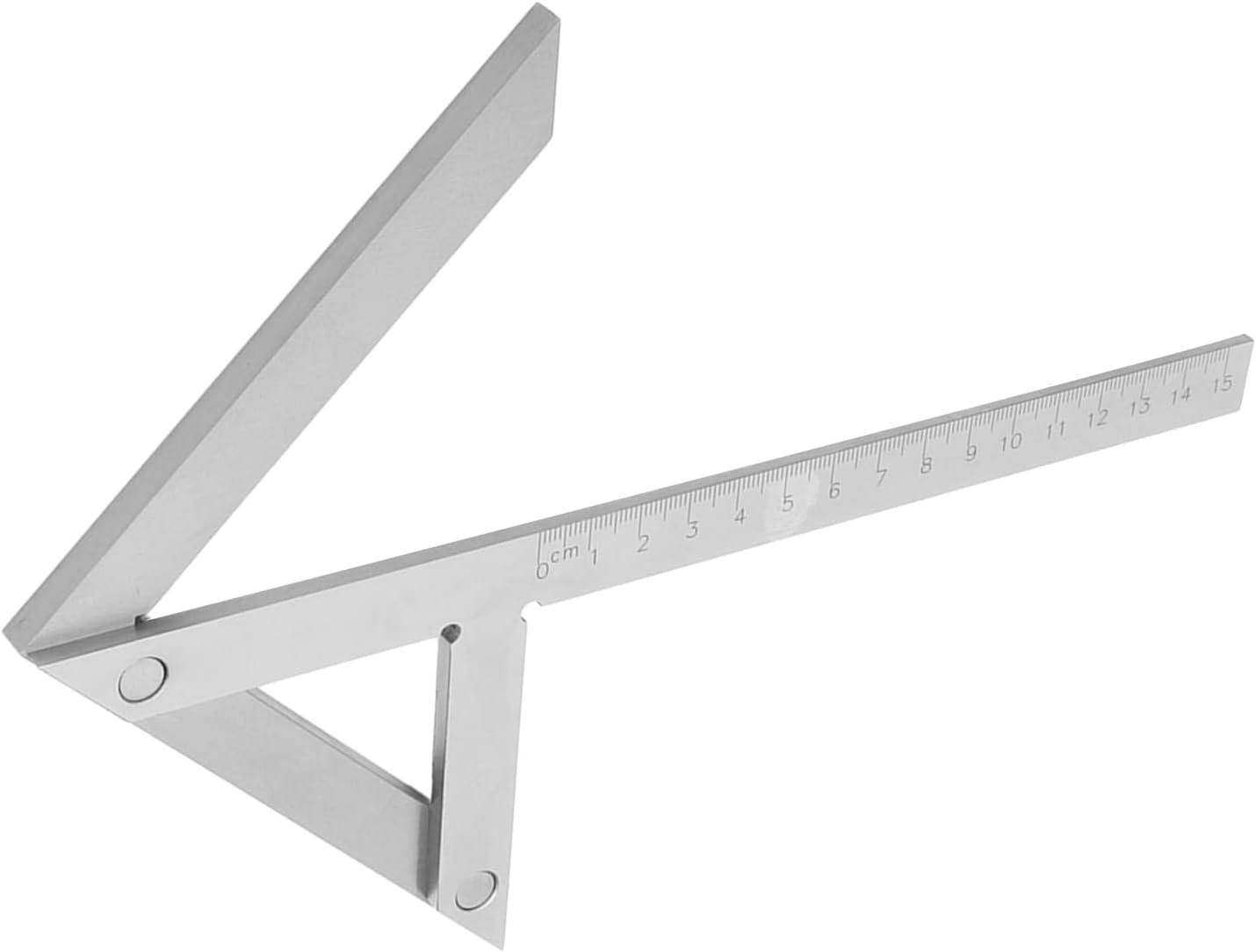 Mittenmarkierungslehre, 150 X 130 Mm, Quadratische Zentrierlehren Aus Edelstahl Für Kreisförmige Platten