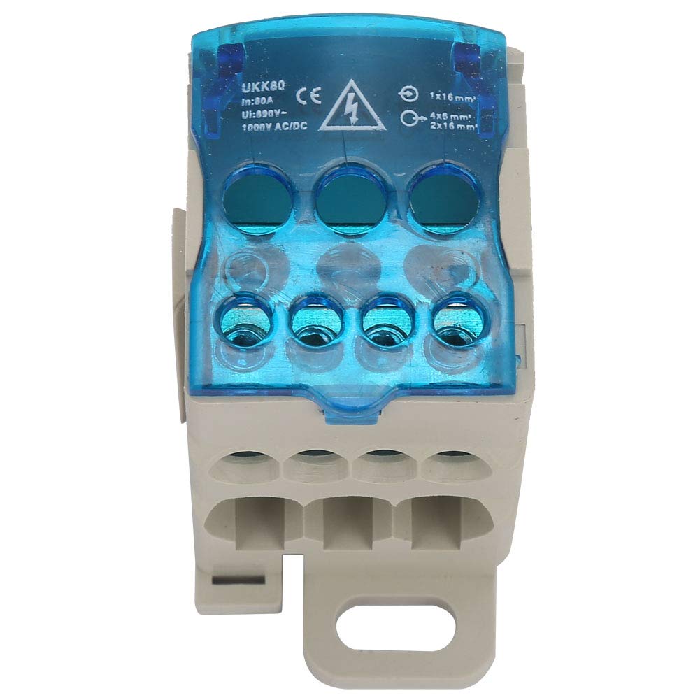 Blockverteilerkasten Ukk-80a Din-schienen-klemmenblockverteilerkasten, Elektrischer Kabelanschluss, Universeller Stromanschlusskasten