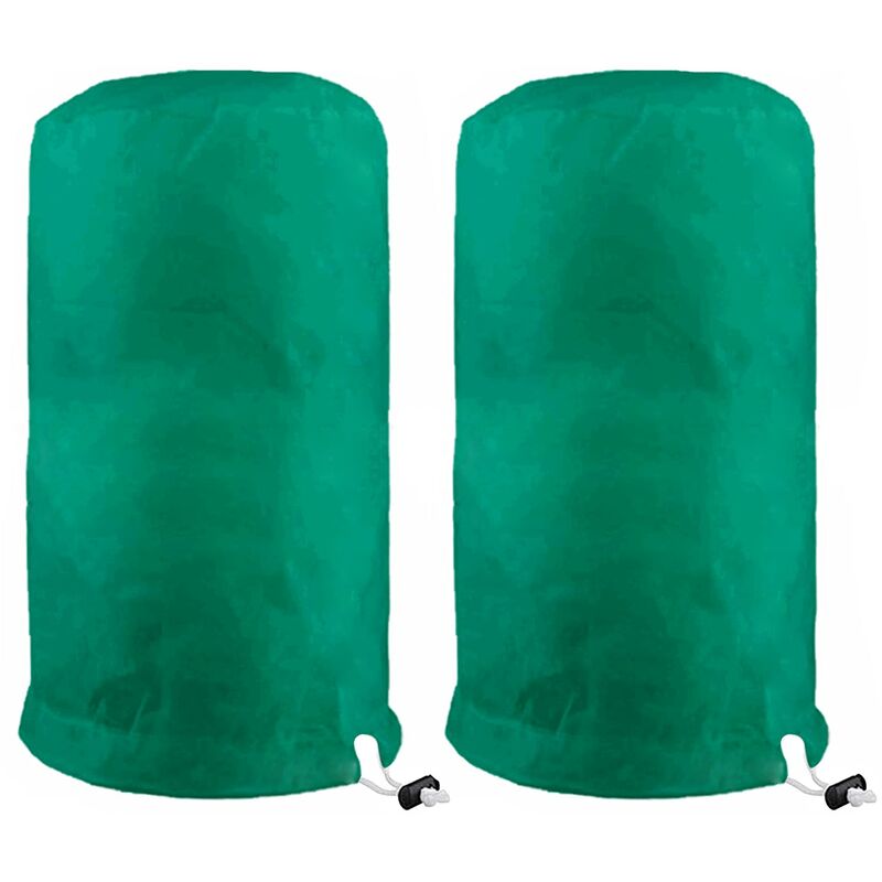 Pflanzen-überwinterungssegel, Set Mit 2 Pflanzen-überwinterungsabdeckungen, 140 X 200 Cm, Schutzhüllen Für Pflanzen Gegen Kälte Und Frost, Strauchschutz-planenabdeckung Für Pflanzen