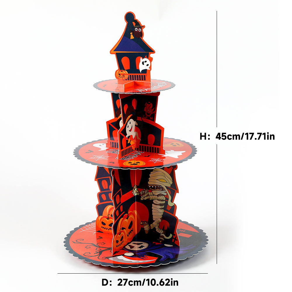 3-stöckiger Cupcake-aufsteller, Cupcake-ständer Aus Pappe – 3-stöckiger Cupcake-ständer Aus Pappe, Dekor, Cupcake-aufsteller Aus Pappe Für Kekse, Kuchen, Donuts, Süßigkeiten Usw