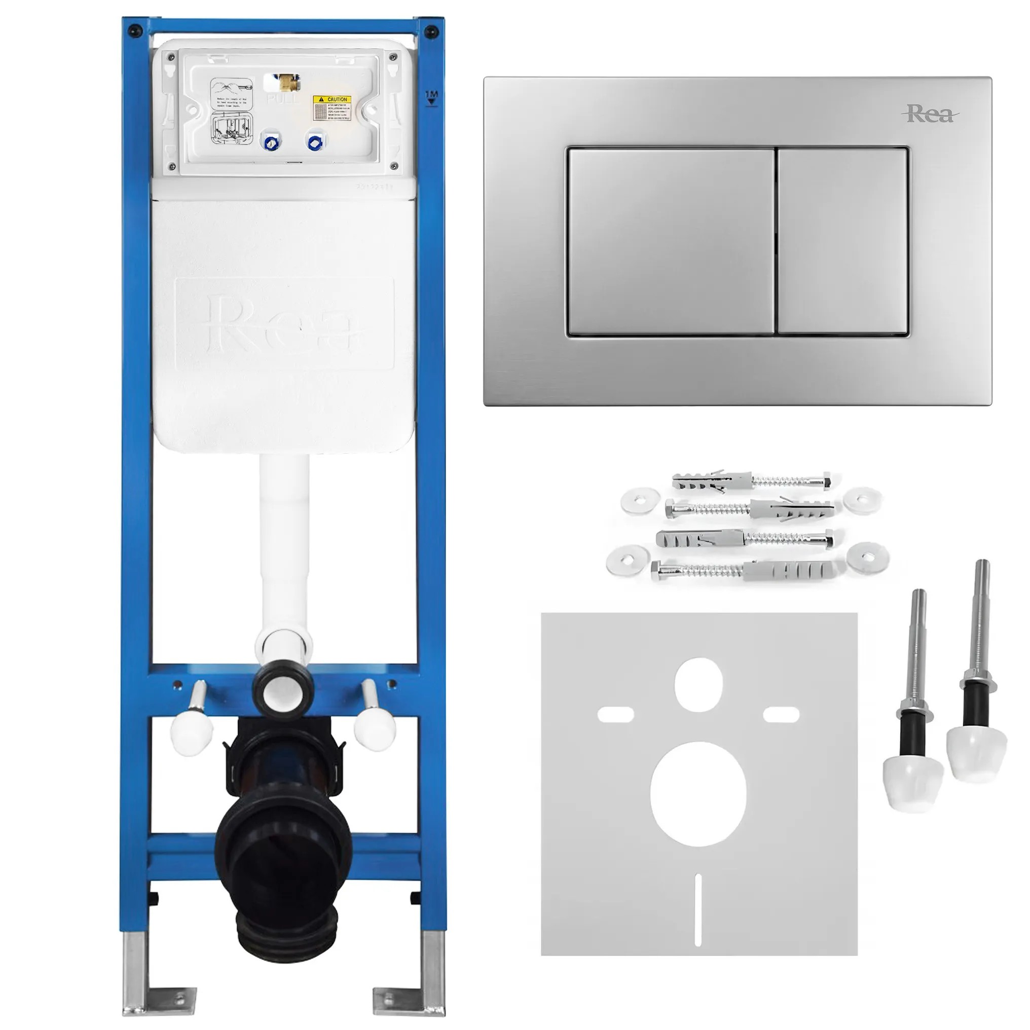 Vorwandelement Für Wc Slim 024n Mit Drückerplatte J Satin