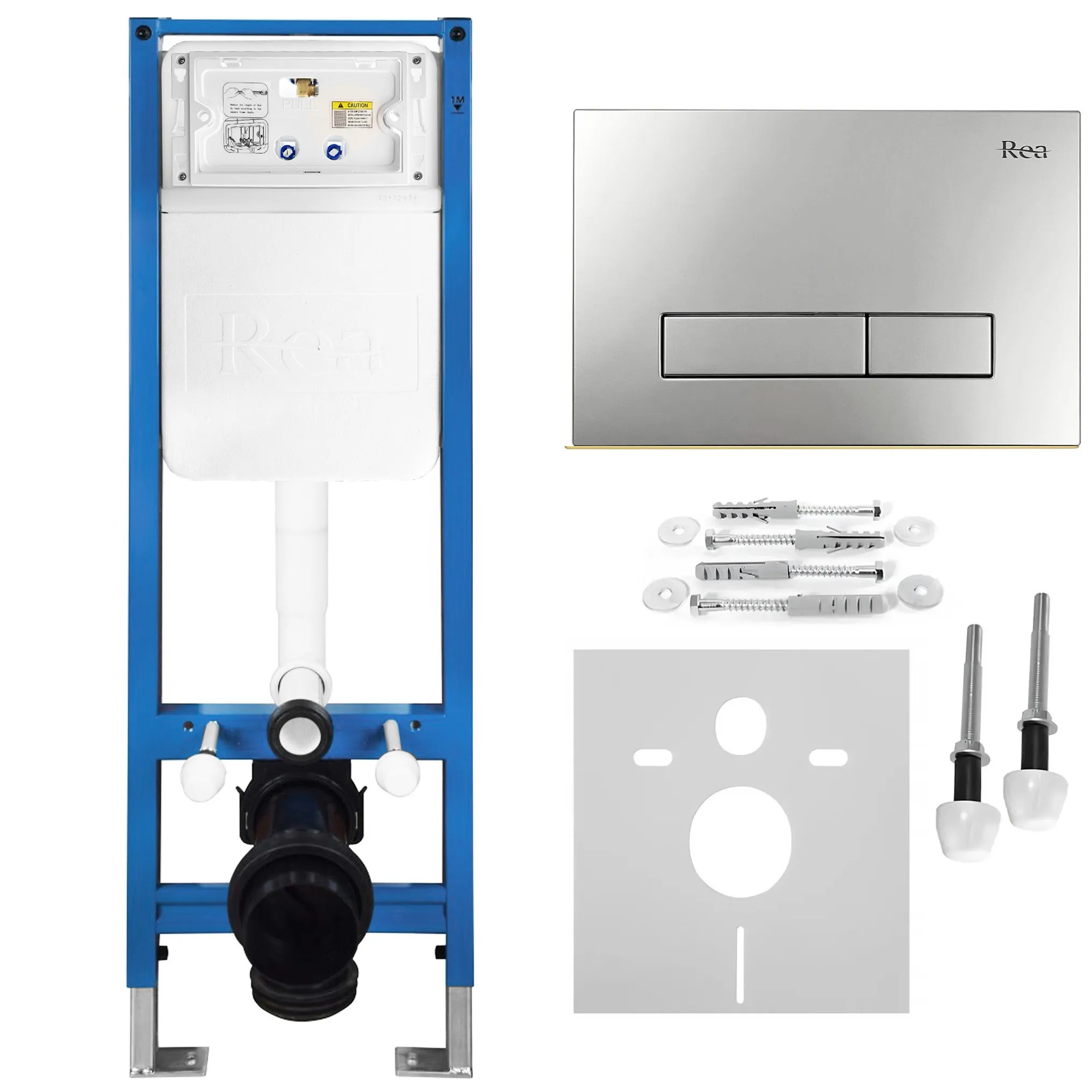 Vorwandelement Für Wc Slim 024n Mit Drückerplatte Hd Satin