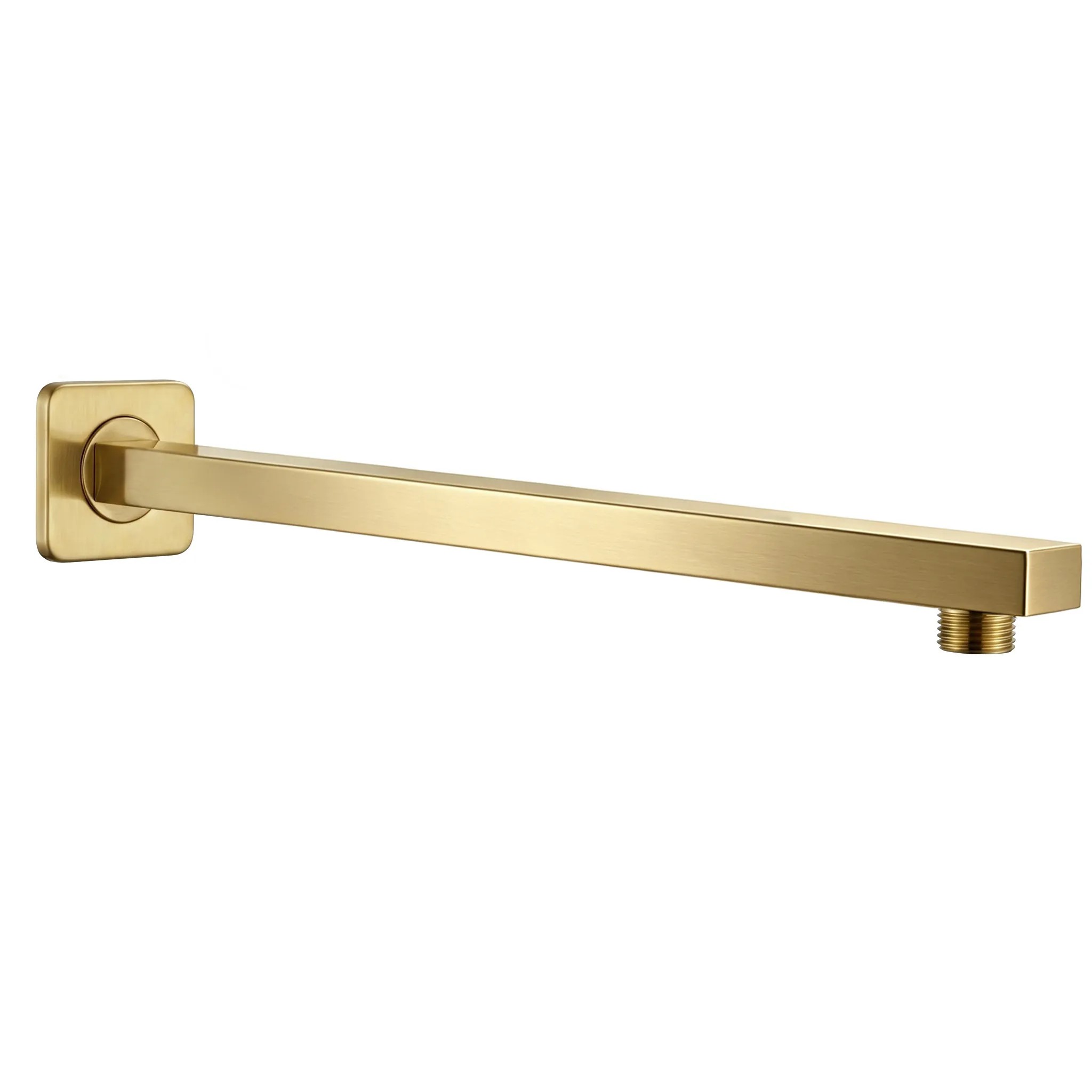 Rea Quadratischer Duscharm Js-9022bg 40cm Brush Gold