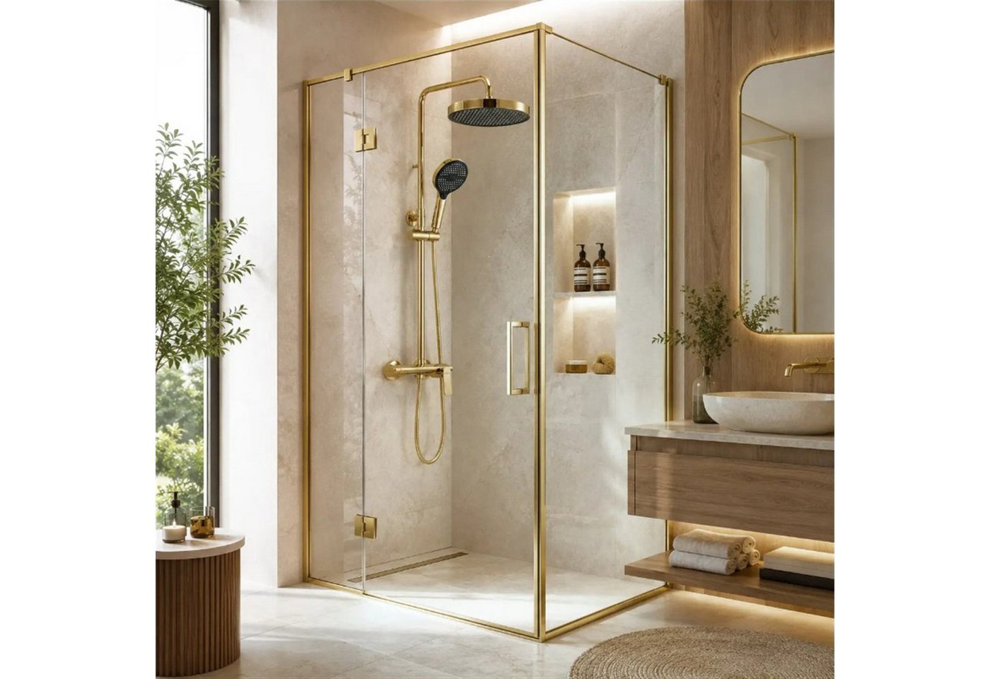 Duschgarnitur Rea Vision Gold
