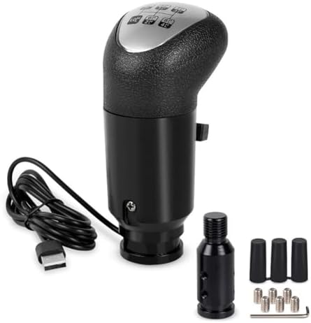 Pc Racing Schaltknauf Mit 18 Gangoptionen Über Zwei Schalter, Kompatibel Mit Logitech G25, G27, G29, G920 Und Th8a Sq