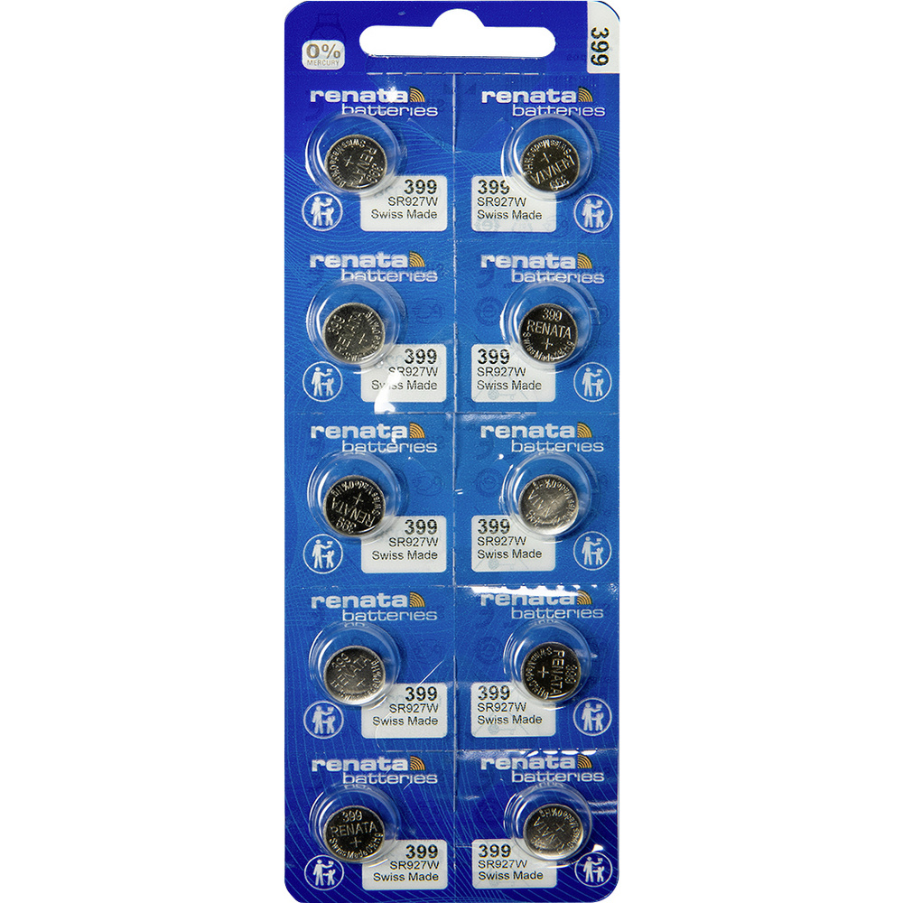 Renata Knopfzelle 399 1.55 V 10 St. 53 Mah Silberoxid 399 Mp Ce Renata