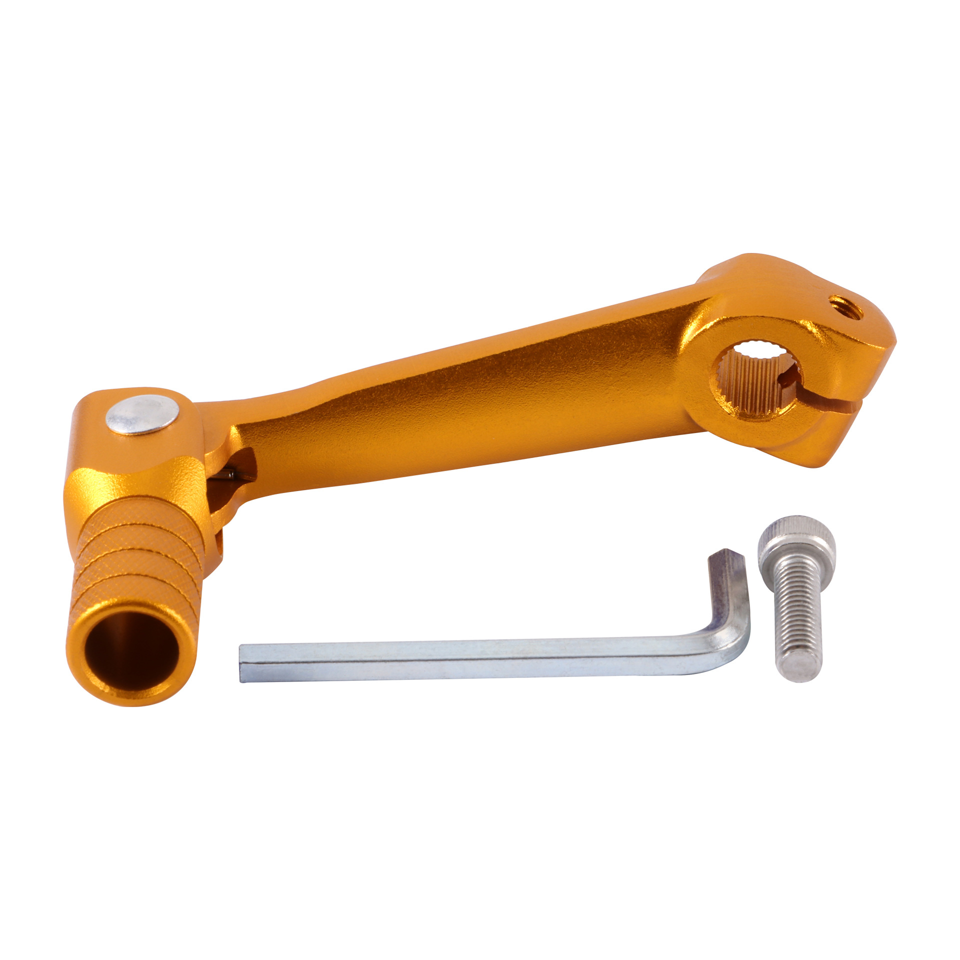 Klappbarer Motorrad-schalthebel Aus Aluminium – Goldfarben – Kompatibel Mit Zhenglin T4, Tgr Und Bowser Mx6-x