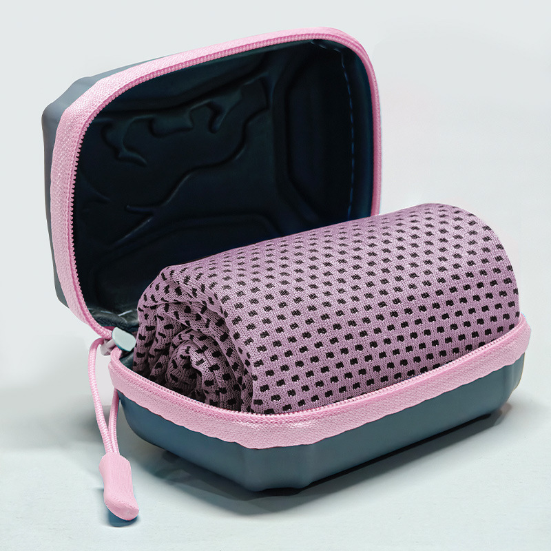 Eva-sporthandtuch 30 X 100 Cm – Kühlend, Saugfähig Und Schnelltrocknend – Kühlender Effekt Für Laufen, Fitness Und Outdoor-aktivitäten – Pink-x