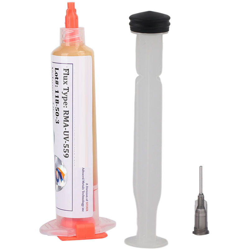 Lötpaste Ohne Reinigung Für Leiterplatten, 10 Ml Mit Nadel, Kompatibel Mit Bga/pga/smd-reparaturwerkzeugen