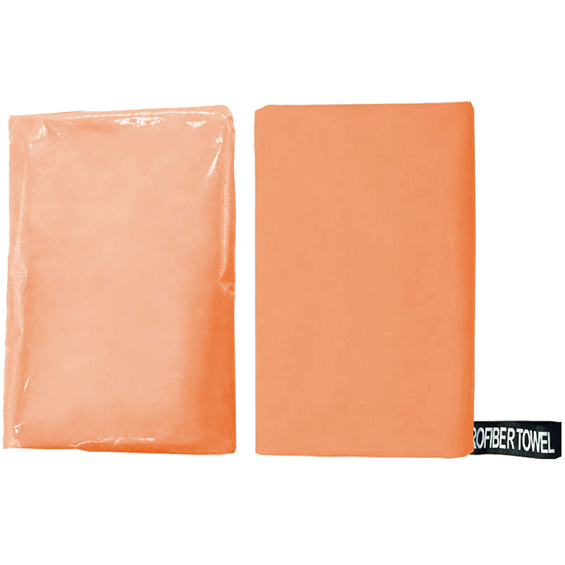 Schnelltrocknendes, Doppelseitiges Mikrofaser-sporthandtuch 76 X 152 Cm – Tragbares Fitnesshandtuch Für Yoga, Schwimmen Und Fitnessstudio, Leuchtendes Orange-x
