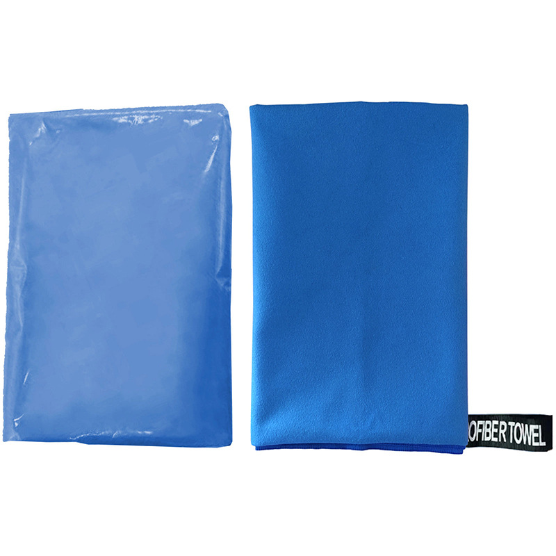 Schnelltrocknendes, Doppelseitiges Mikrofaser-sporthandtuch – Großes Fitness-, Yoga- Und Schwimmhandtuch (76 X 152 Cm) – Extrem Saugfähig, Leicht Und Tragbar – Saphirblau-x