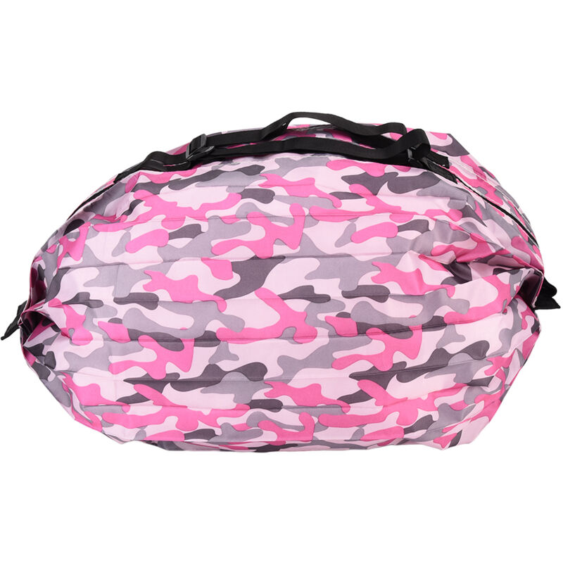 Faltbare, Wasserdichte Reisetasche, Großes Fassungsvermögen, Einzelner Schultergurt, Rosa Tarnmuster
