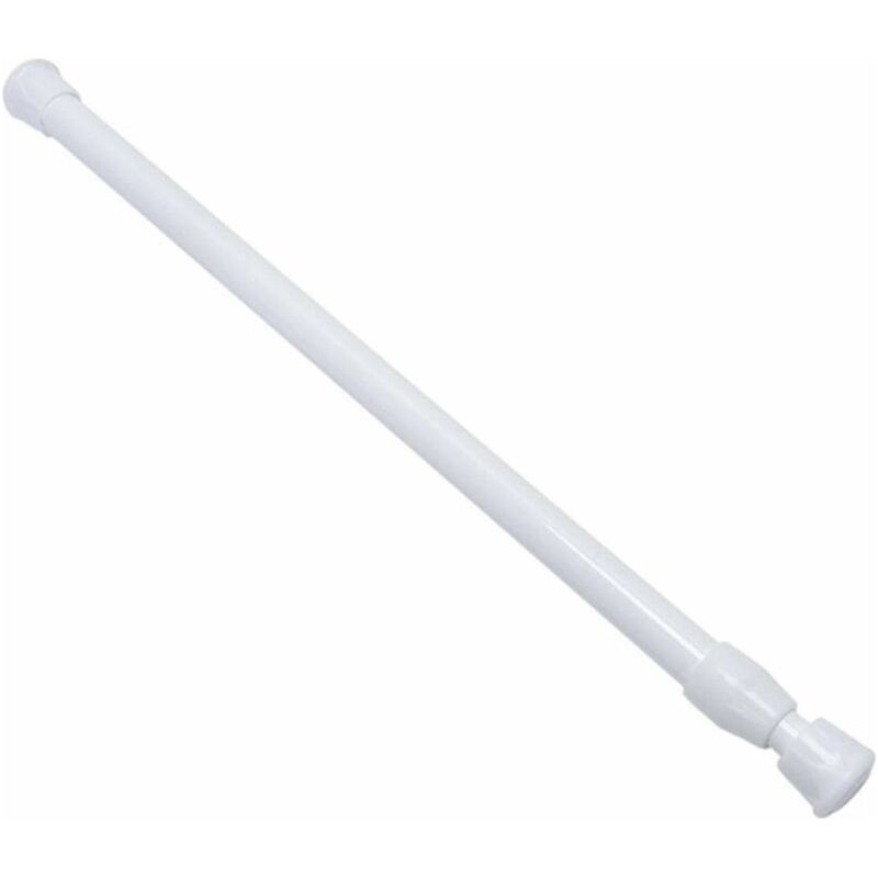 Ausziehbare Gardinenstange 55-90 Cm, Metall Mit Gummifüßen, Bohrfreie Montage, Für Duschen Und Kleiderschränke
