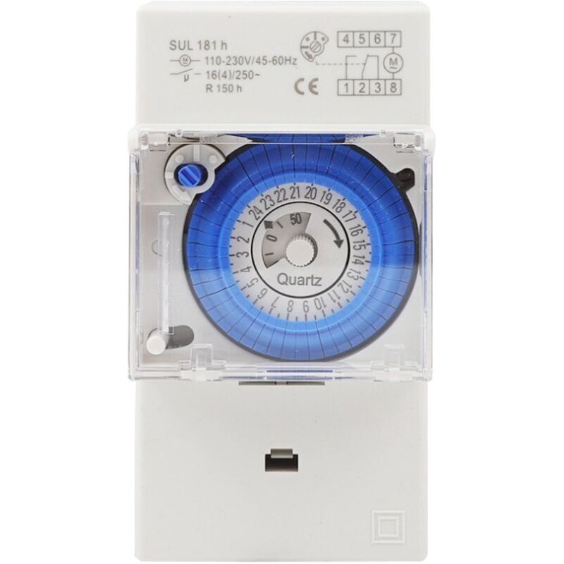 Modulare Pooluhr Für Elektroverteilerkasten – Spezieller Pooltimer – Schienenmontage