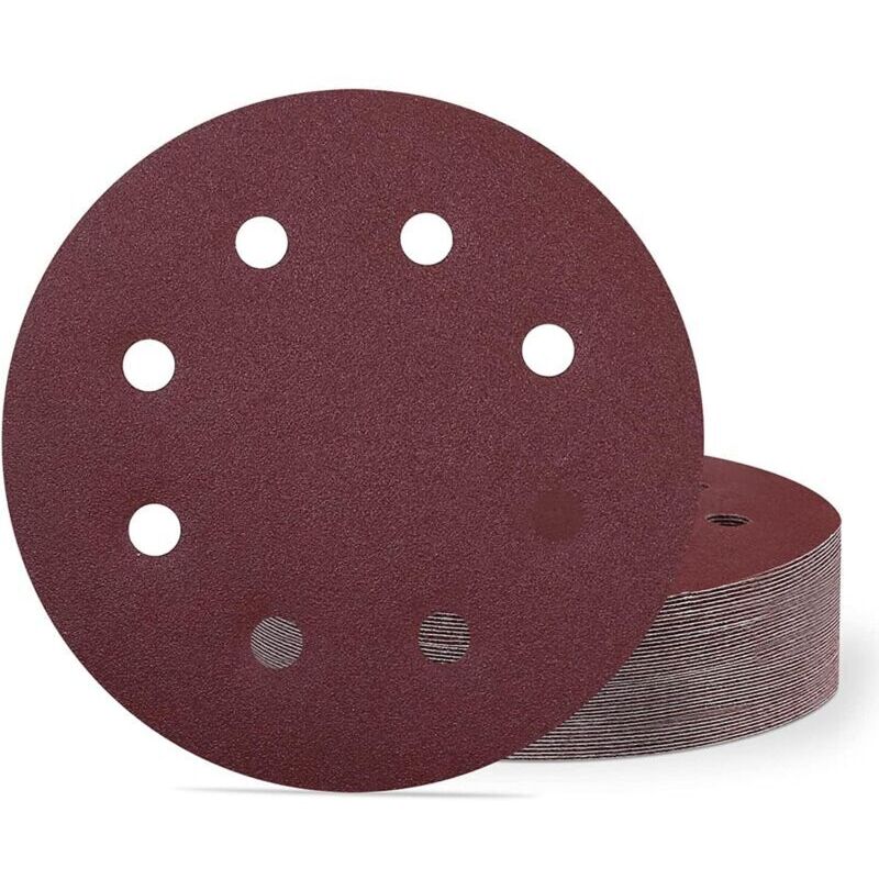 Packung Mit 30 Schleifscheiben (180 Mm, Körnung 40, 17,8 Cm) Mit 8-loch-klettverschluss Für Trockenbauschleifer Und Langarmschleifer