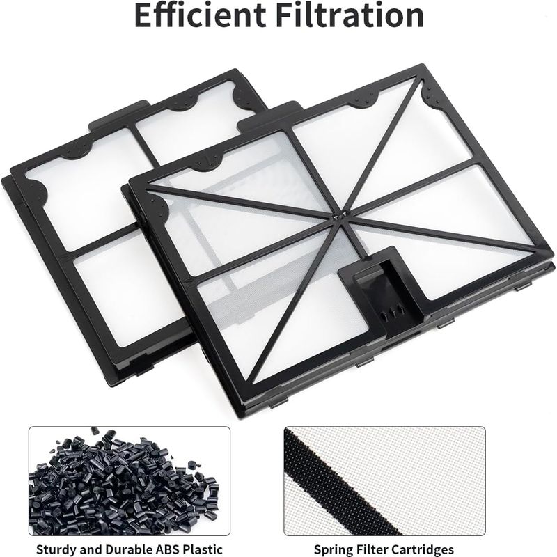 Yanban 4-teiliges Poolroboter-filterset, Kompatibel Mit Dolphin S50, S100, Active 10, Active 15, T15, T25, E10, Proteus Dx3, Cayman, Escape Und Advantage (referenz: 9991468-r4)