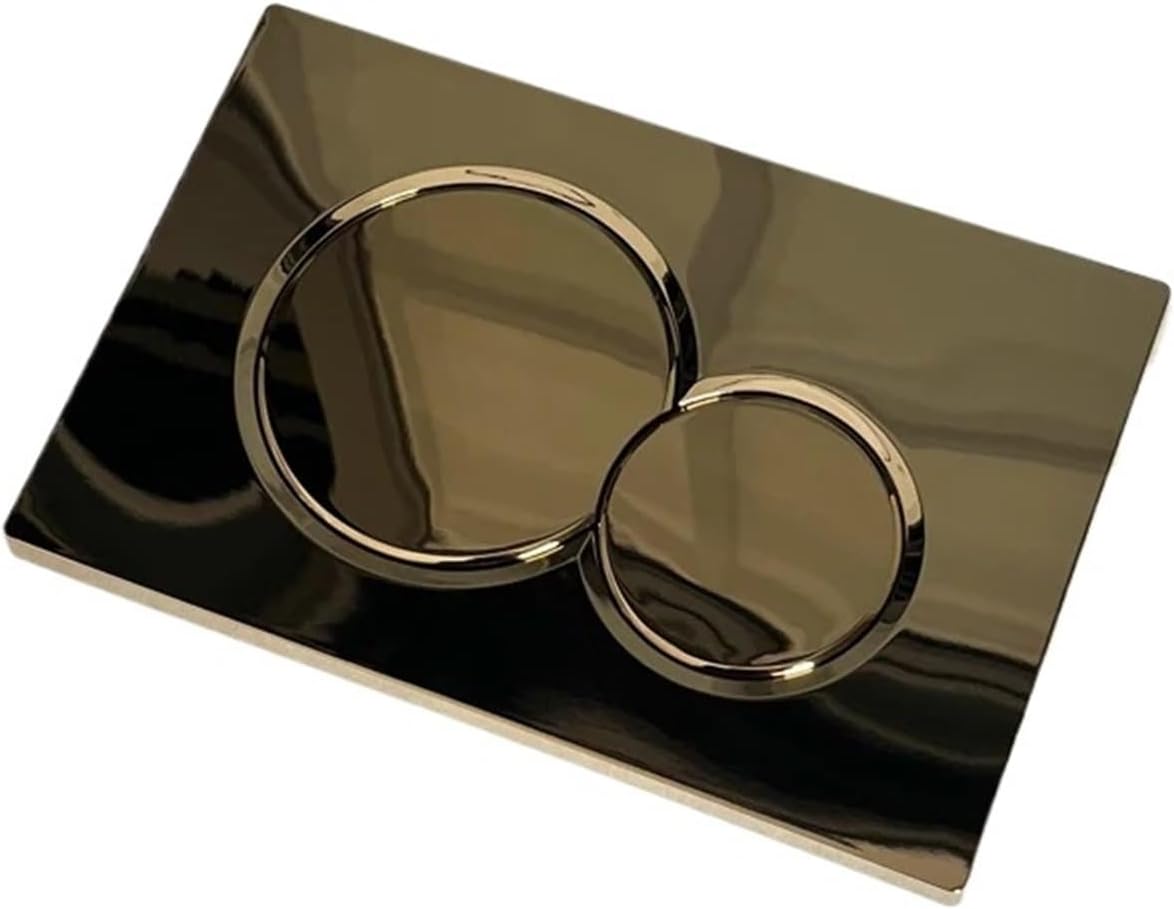 Zweimengenspül-betätigungsplatte, Kompatibel Mit Geberit 115.770.46.6 Sigma01, Glänzend Gold