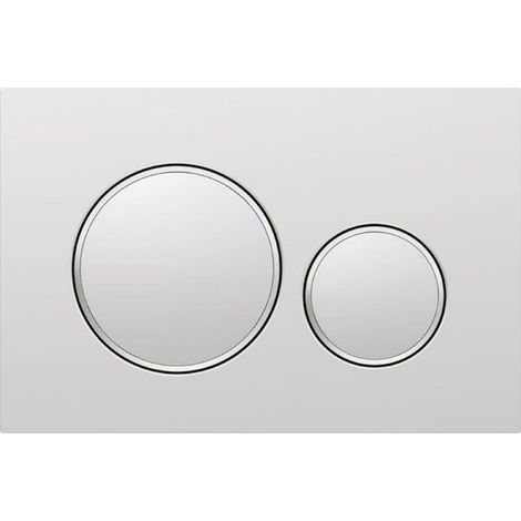 Für Geberit Sigma20 Zweimengenspülplatte: Matt Verchromt Lackiert, Easy-clean-beschichtung, Glänzend Verchromt (115.882.jq.1)