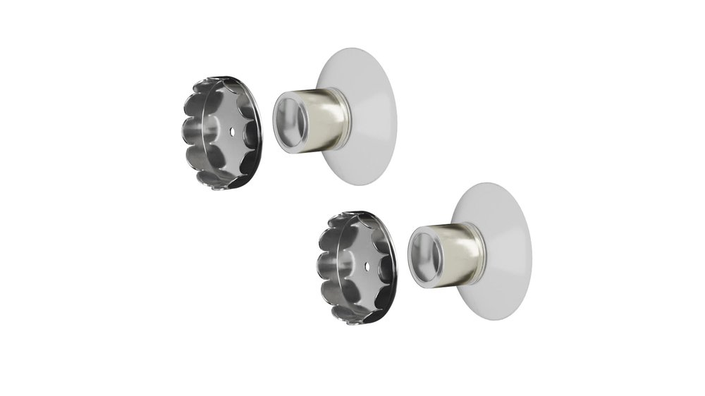 Set Mit 2 Biom Seifenschalen Mit Magnetsaugfuß Sans Marque