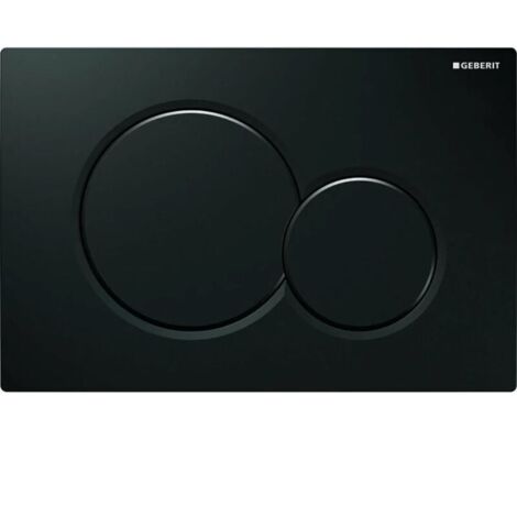 Kompatibel Mit Geberit Sigma01 115.770.dw.5 Wc-betätigungsplatte – Schwarze Ausführung