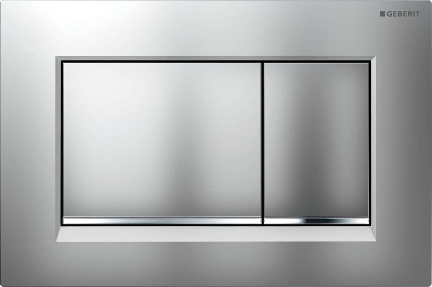 Kompatibel Mit Geberit Sigma30 115.883.jq.1 Betätigungsplatte – Zweimengenspülung – Frontbetätigt – Mattchrom
