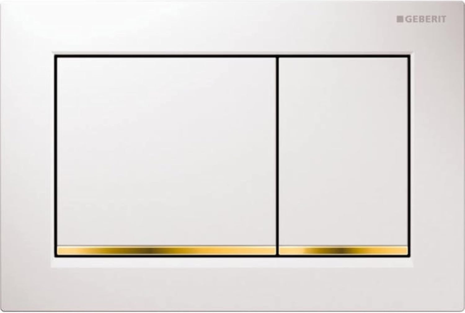 Kompatibel Mit Der Geberit Sigma30 115.883.kk.1 Zweimengenspülplatte, Weiß