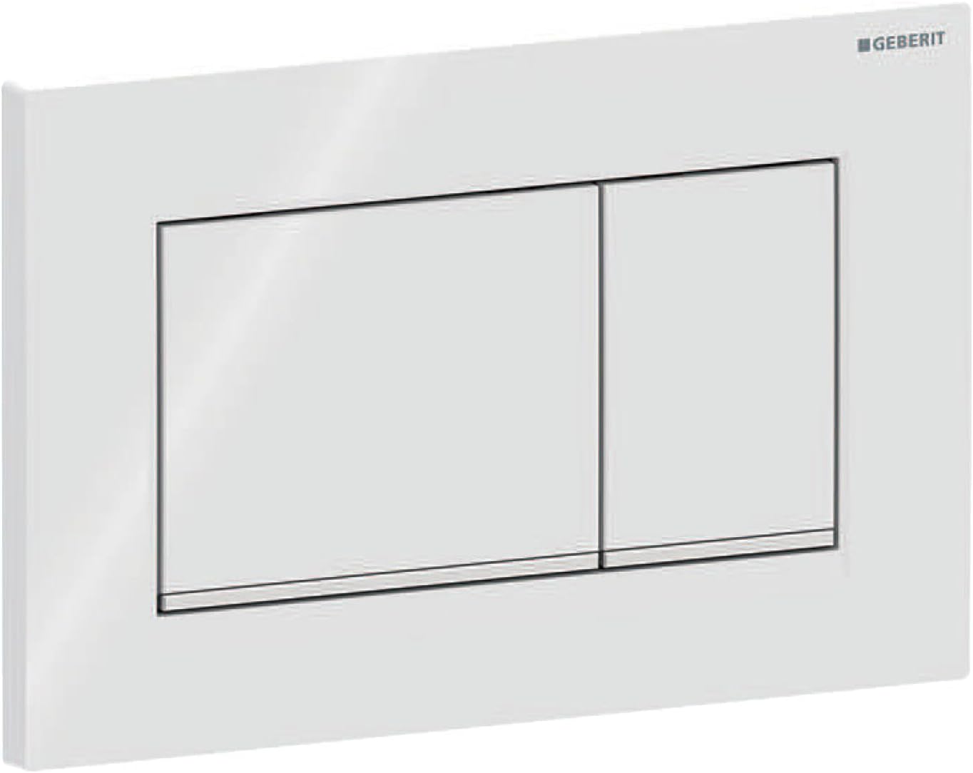 Kompatibel Mit Geberit Sigma30 115.883.kj.1 Abdeckplatte – 1 Stück, Weiß