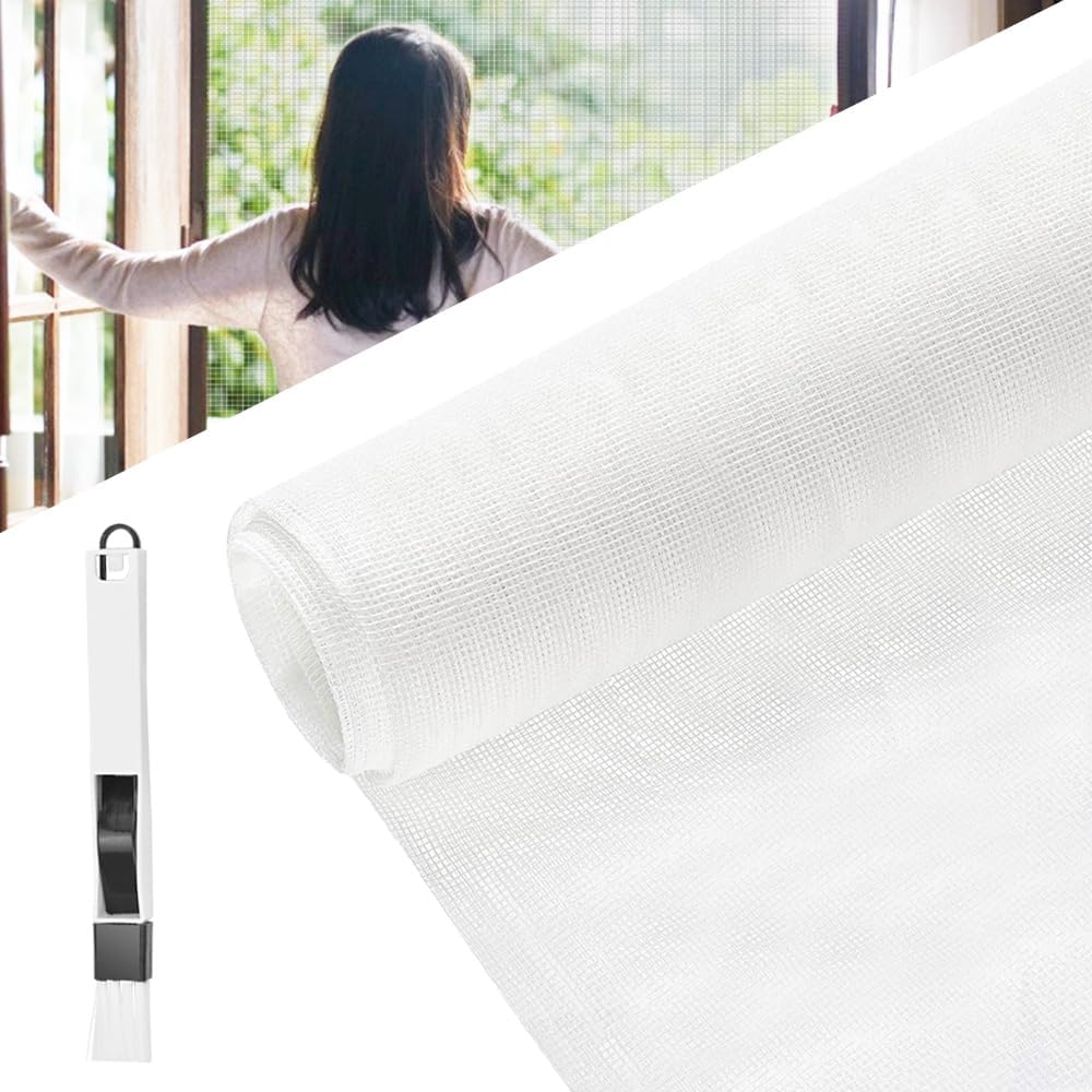 Fenster-moskitonetz 120 X 120 Cm – Meterware – Fiberglas – Reinigung Inklusive – Mückenschutz